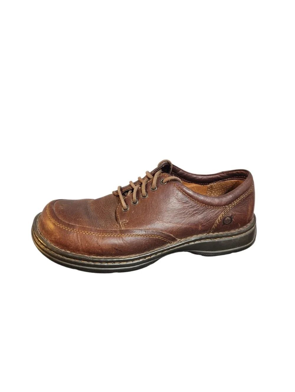 Born Sierra II Shoes Mens 9.5 43 Brown Oxford Lace Up Leather Dress